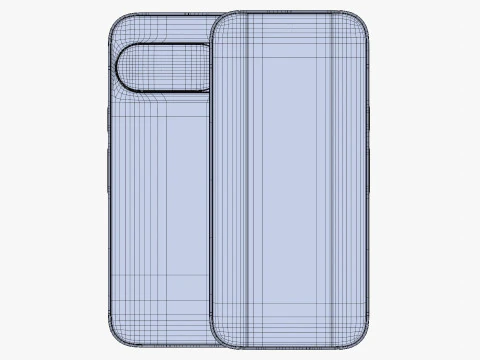 Google Pixel 10 Pro Ossidiana Modello 3D