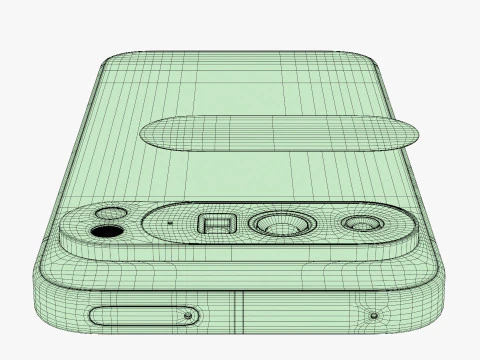 Google Pixel 10 Pro XL Jade 3D Model