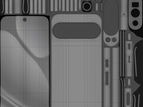 Obsidian Google Pixel 10 Pro XL Model 3D