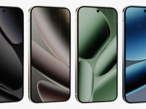 Google Pixel 10 Pro XL 3D Model