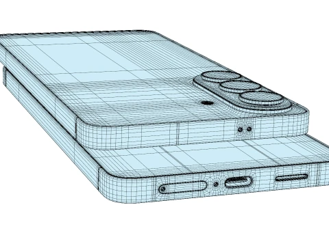 Samsung Galaxy S26 Plus Silver Shadow 3D Model