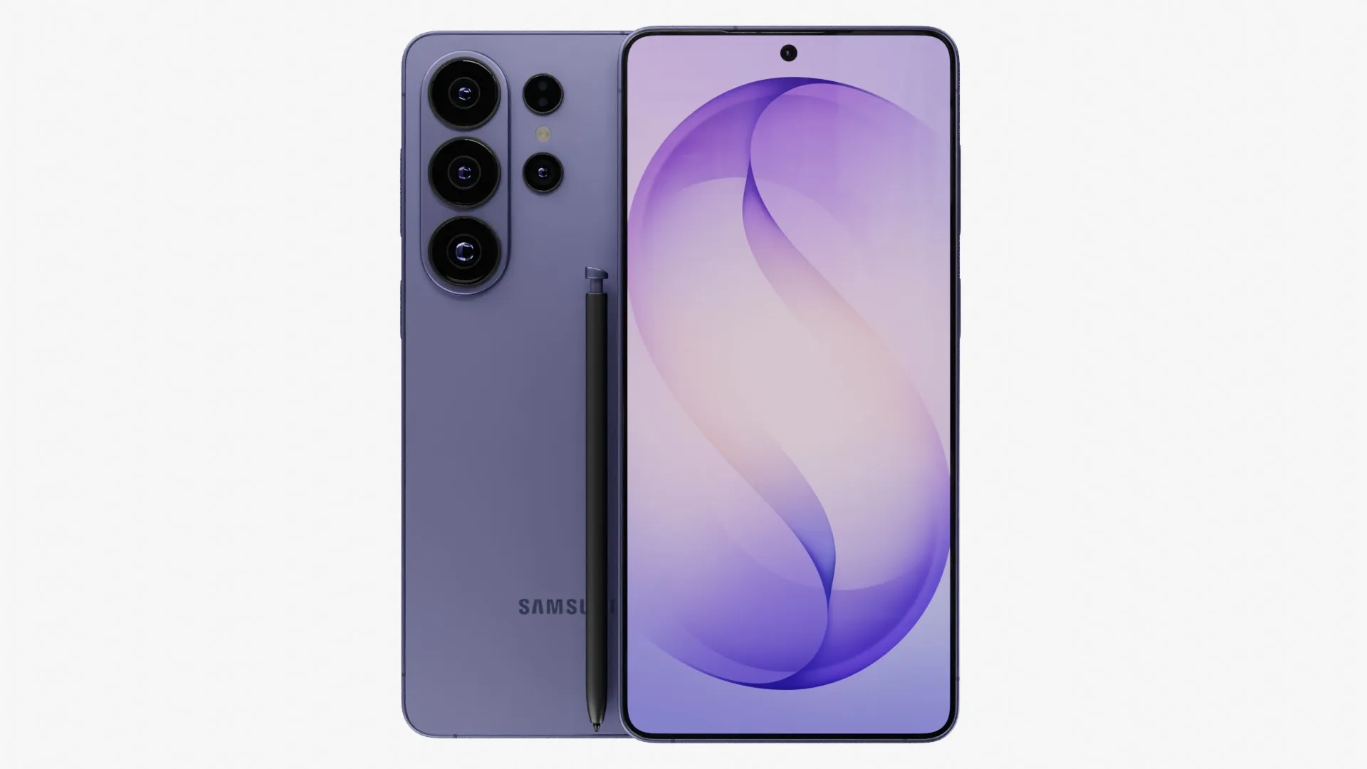 Samsung Galaxy S26 Ultra Violeta Cobalto Modelo 3D .c4d .max .obj .3ds .fbx .stl .blend