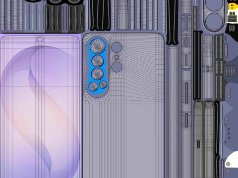 Samsung Galaxy S26 Ultra Violeta Cobalto Modelo 3D