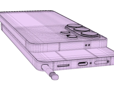 Samsung Galaxy S26 Ultra Black 3D Model