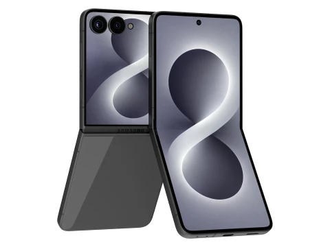 Samsung Galaxy Z Flip 8 Black 3D Model