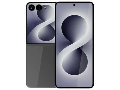 Samsung Galaxy Z Flip 8 Black 3D Model