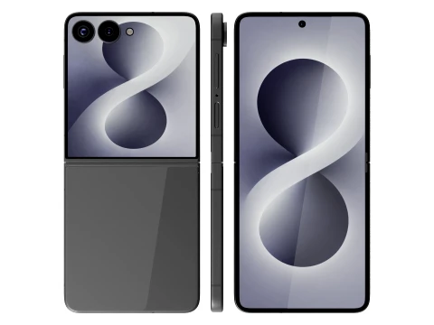 Samsung Galaxy Z Flip 8 Black 3D Model