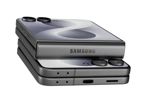 Samsung Galaxy Z Flip 8 Black 3D Model