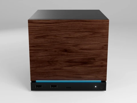 Valve Steam Machine Wood 3D Model