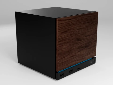 Valve Steam Machine Wood 3D Model