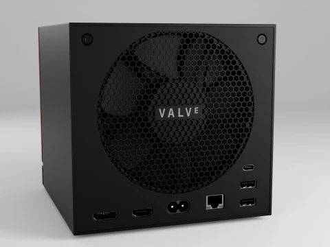 Valve Steam Machine Wood 3D Model