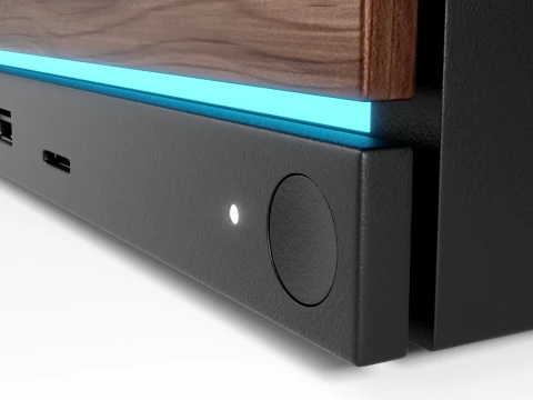 Valve Steam Machine Wood 3D Model