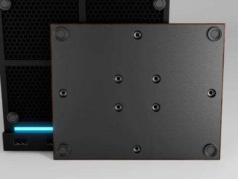 Valve Steam Machine Wood 3D Model