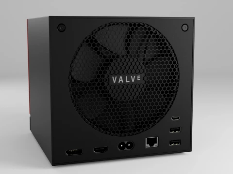 Valve Steam Machine Red 3D Model