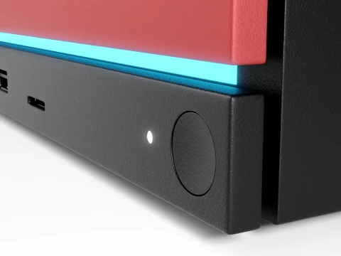 Valve Steam Machine Red 3D Model
