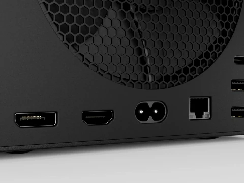 Valve Steam Machine Red 3D Model