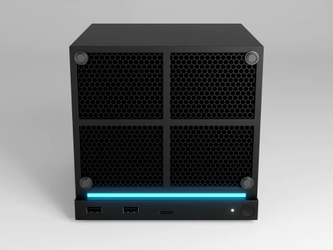 Valve Steam Machine Red 3D Model