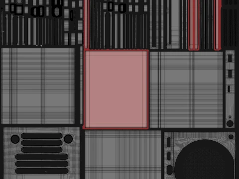 Valve Steam Machine Red 3D Model