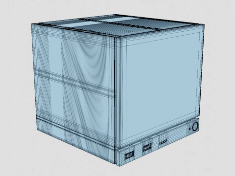 Valve Steam Machine Red 3D Model