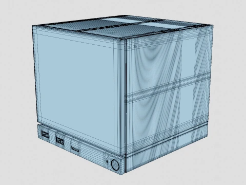 Valve Steam Machine Red 3D Model