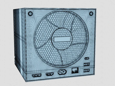 Valve Steam Machine Red 3D Model