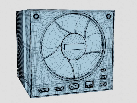 Valve Steam Machine Red 3D Model