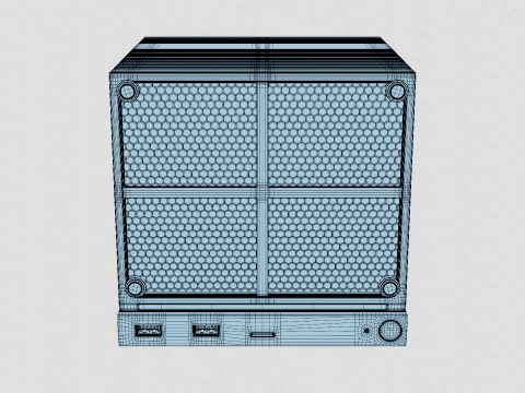 Valve Steam Machine Red 3D Model