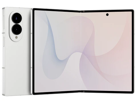 Samsung Galaxy Z Fold 8 Creme Modelo 3D
