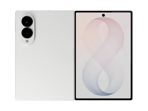 Samsung Galaxy Z Fold 8 Cream 3D Model