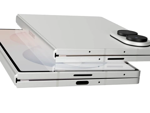 Samsung Galaxy Z Fold 8 Cream 3D Model
