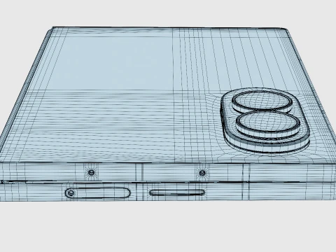Samsung Galaxy Z Fold 8 Cream 3D Model