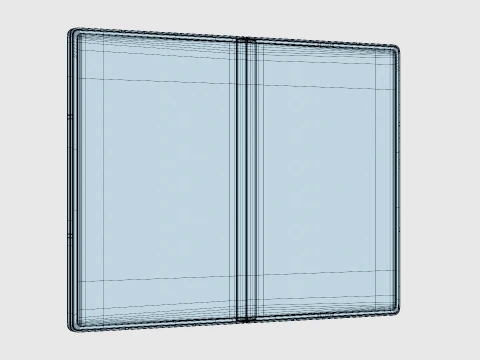 Samsung Galaxy Z Fold 8 Cream 3D Model