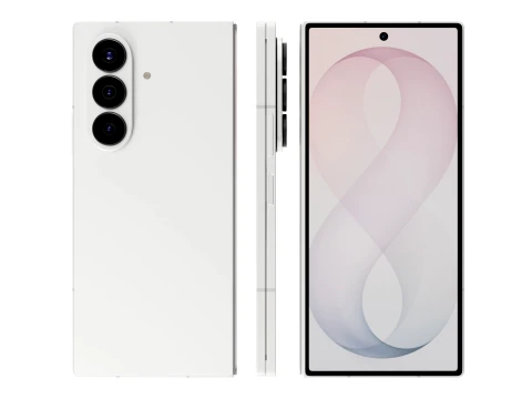 Samsung Galaxy Z Fold 8 Ultra Cream 3D Model