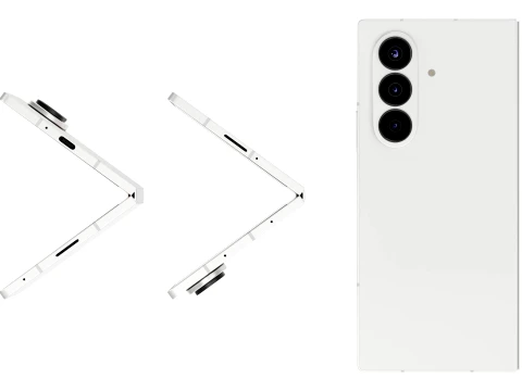 Samsung Galaxy Z Fold 8 Ultra Cream 3D Model