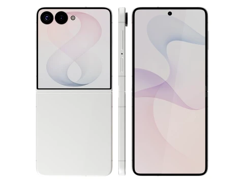 Samsung Galaxy Z Flip 8 Cream 3D Model