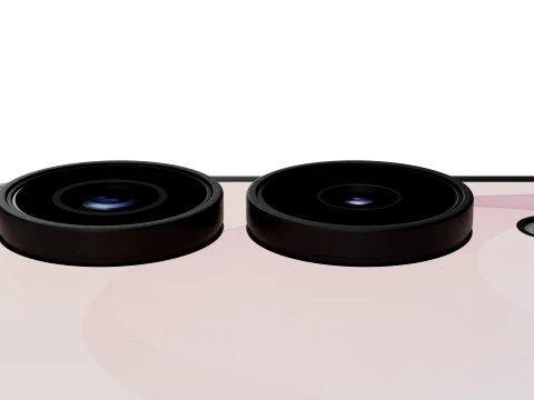 Samsung Galaxy Z Flip 8 Cream 3D Model