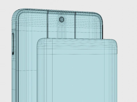 Samsung Galaxy Z Flip 8 Graphite 3D Model