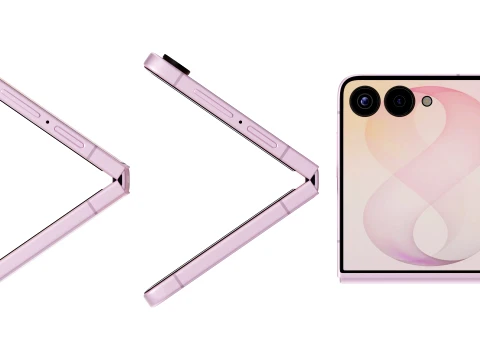 Samsung Galaxy Z Flip 8 Pink 3D Model