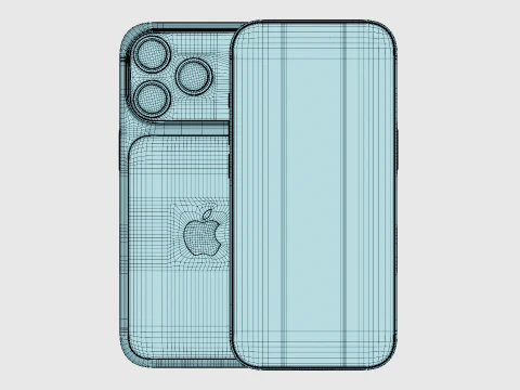 Apple iPhone 18 Pro Black 3D Model