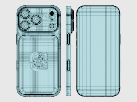 Apple iPhone 18 Pro Black 3D Model