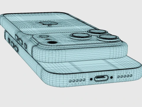 Apple iPhone 18 Pro Black 3D Model