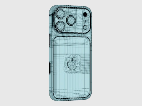 Apple iPhone 18 Pro Black 3D Model