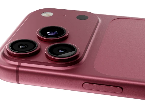 Apple iPhone 18 Pro Burgundy 3D Model