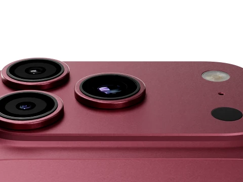 Apple iPhone 18 Pro Burgundy 3D Model