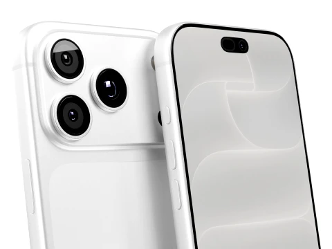 Apple iPhone 18 Pro Silver 3D Model