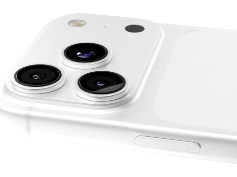 Apple iPhone 18 Pro Silver 3D Model