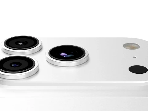 Apple iPhone 18 Pro Silver 3D Model
