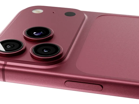 Apple iPhone 18 Pro Max Burgundy 3D Model