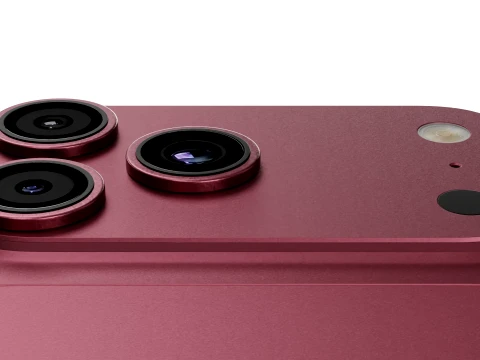 Apple iPhone 18 Pro Max Burgundy 3D Model
