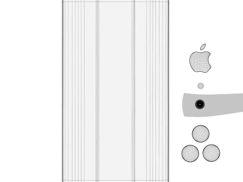 Apple iPhone 18 Pro Max Burgundy 3D Model